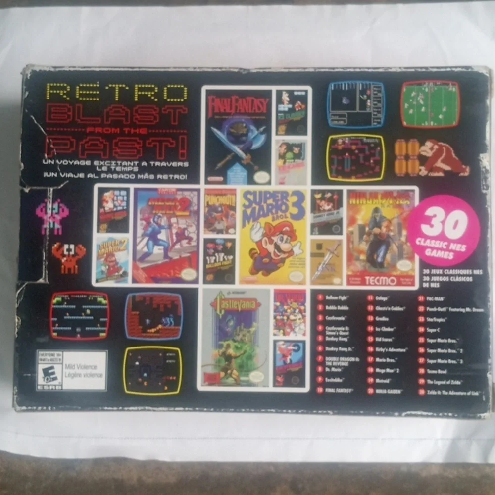 Nes Classic Edition games included jeux include ijuegos incluidos.30Classic game